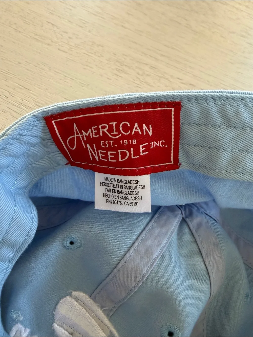 NWT | American Needle US Open 2025 Washed Slouch Hat | Light Blue